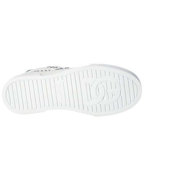 Dolce & Gabbana DG Logo Portofino Light Mid Canvas Sneaker - Picture 4 of 6